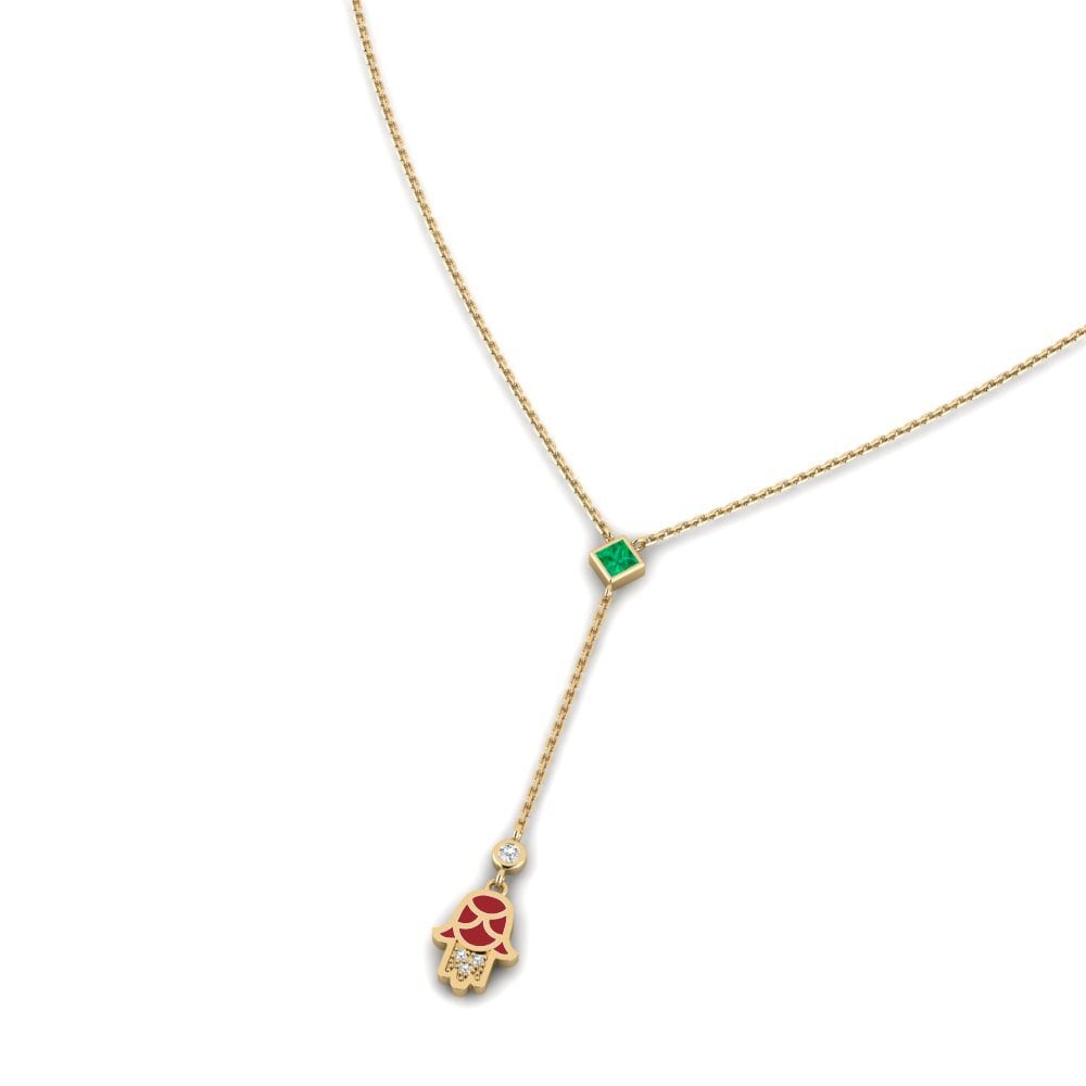 Emerald Women's Necklace Doverie