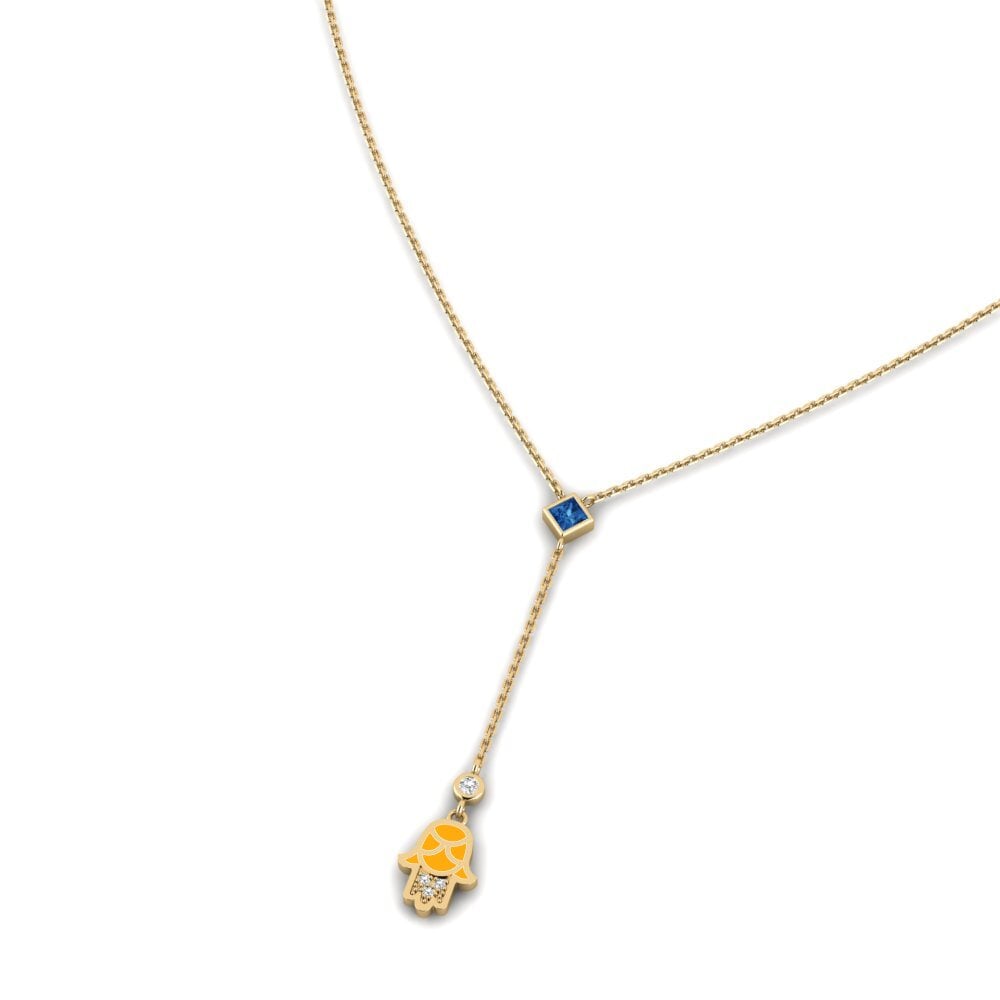Circonita Azul Oscuro Collar de Mujer Doverie
