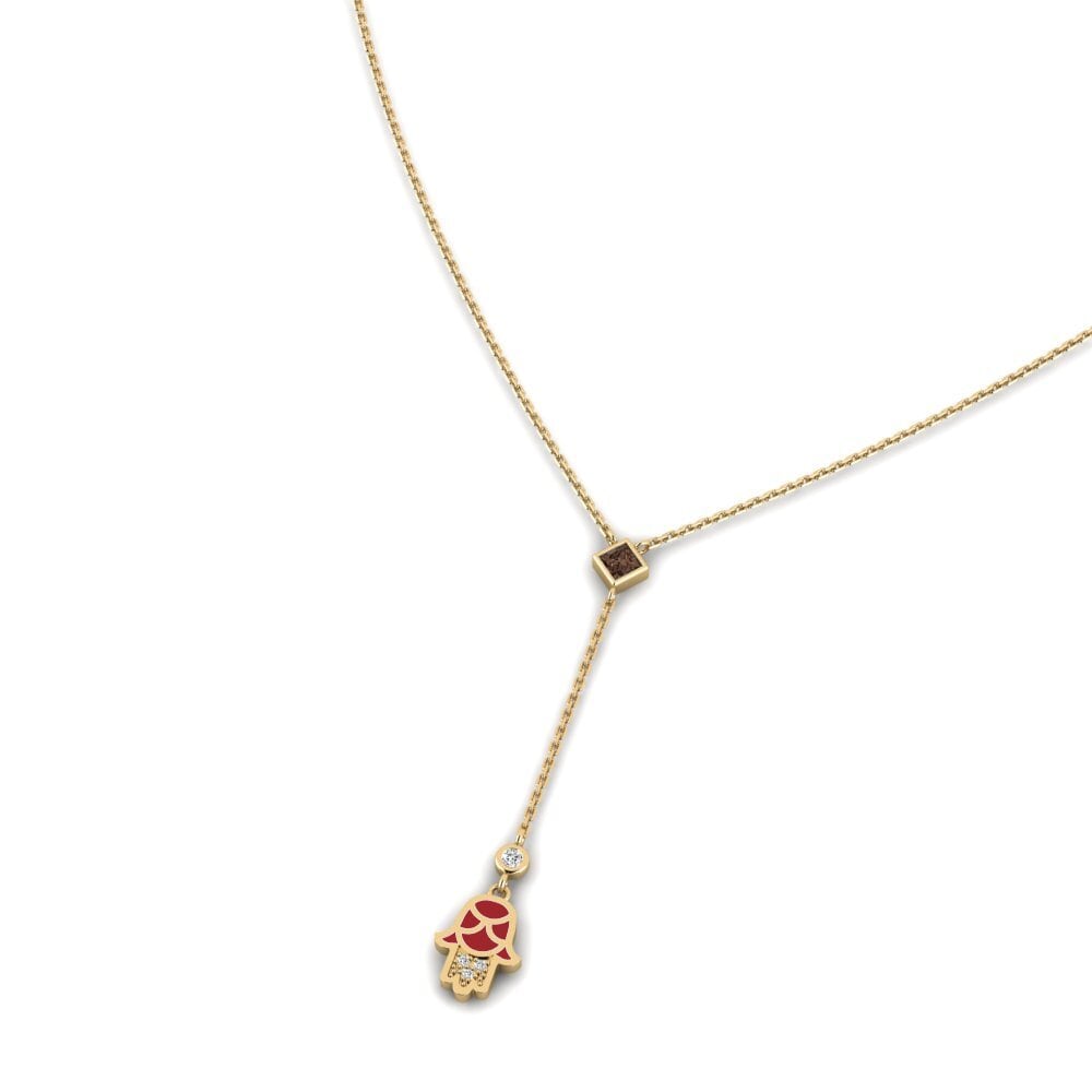 Cuarzo humo Collar de Mujer Doverie