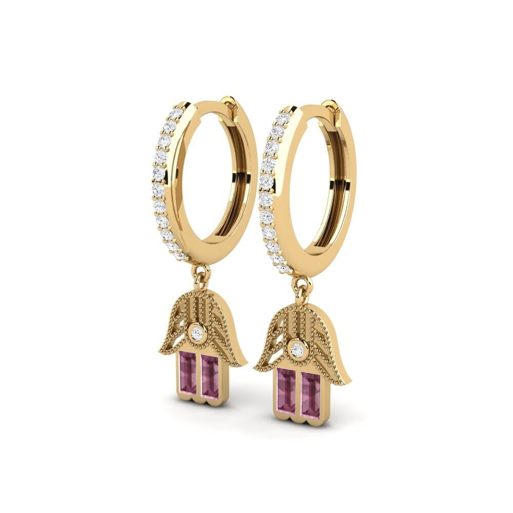 Rhodolite Garnet Women's Earring Emmera