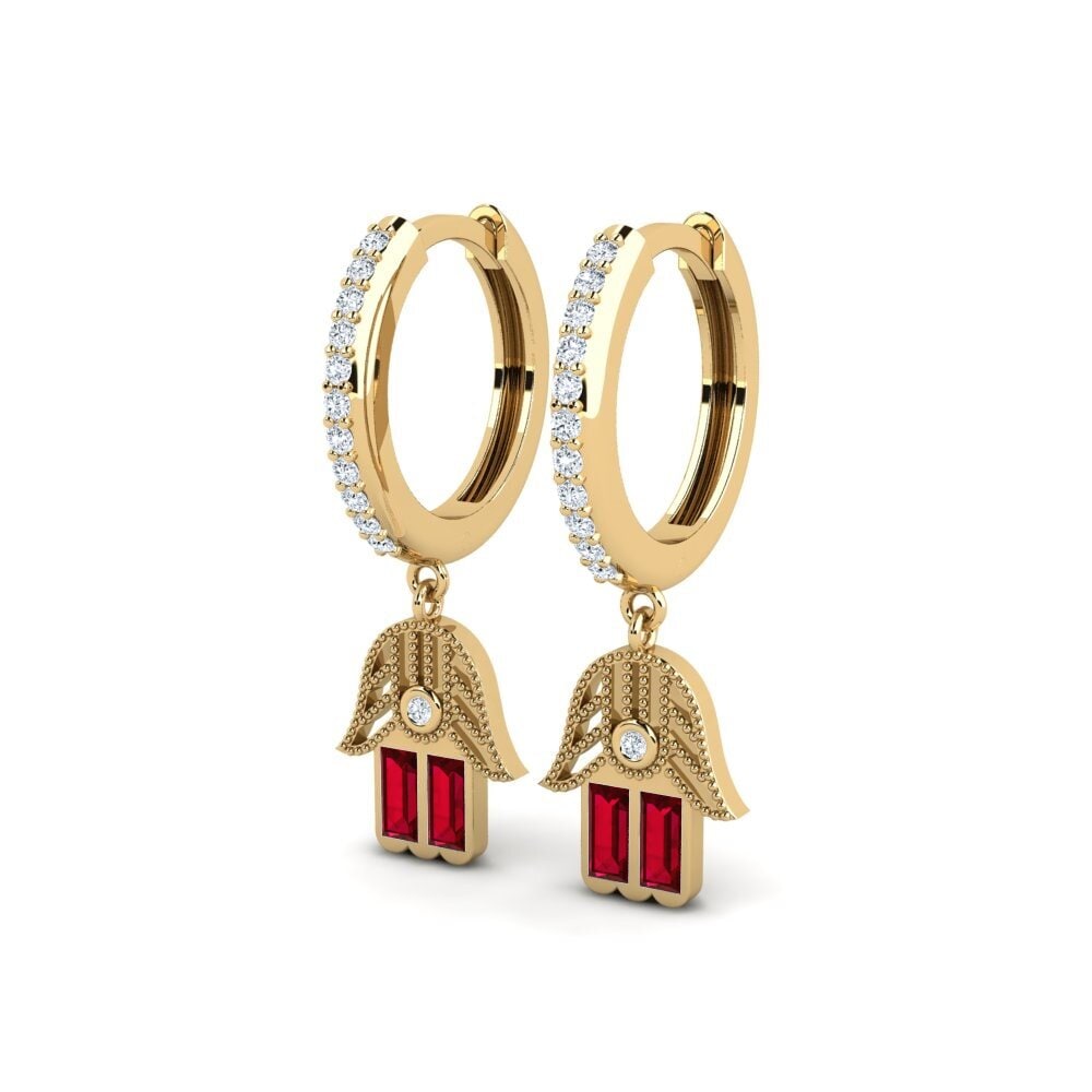 Red Zirconia Women's Earring Emmera