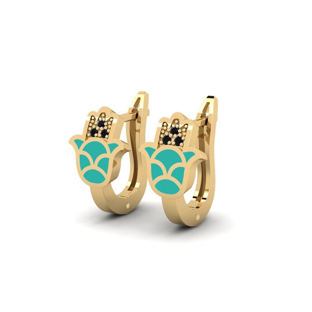 Black Sapphire Women's Earring Energia