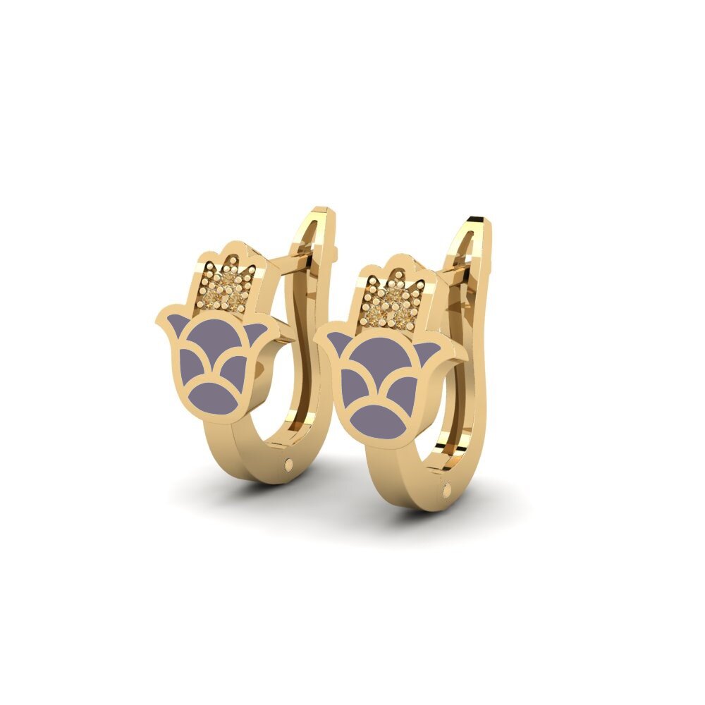 Brown Diamond Women's Earring Energia