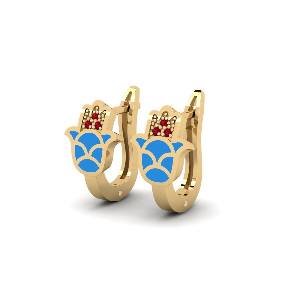 Red Zirconia Women's Earring Energia