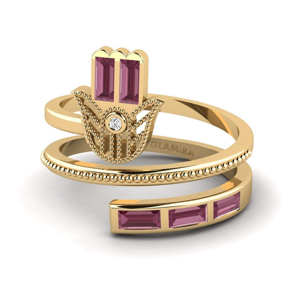 Rhodolite Garnet Ring Estrange