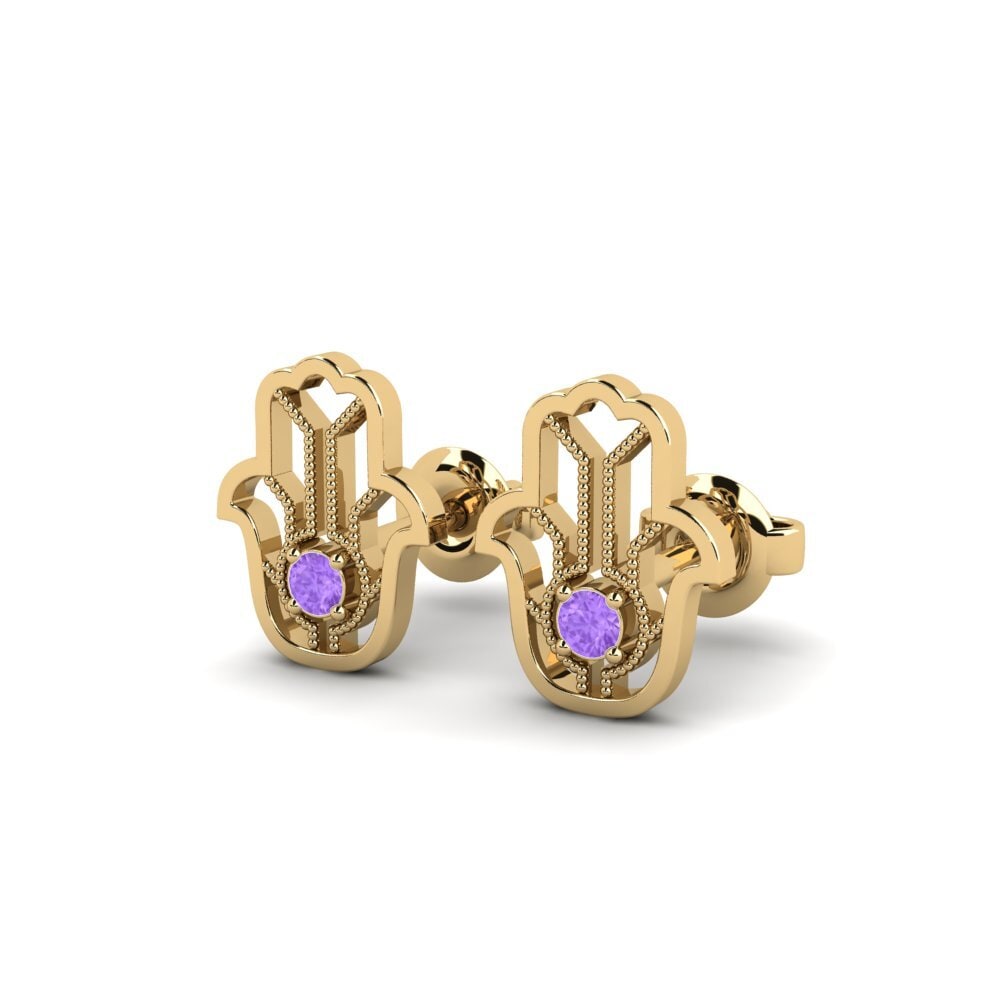 Amethyst Women's Earring Gaisma - B
