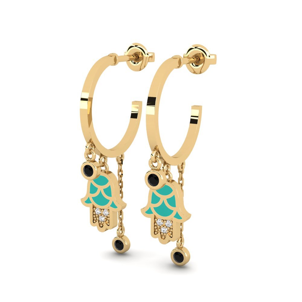 Black Onyx Women's Earring Gawwa