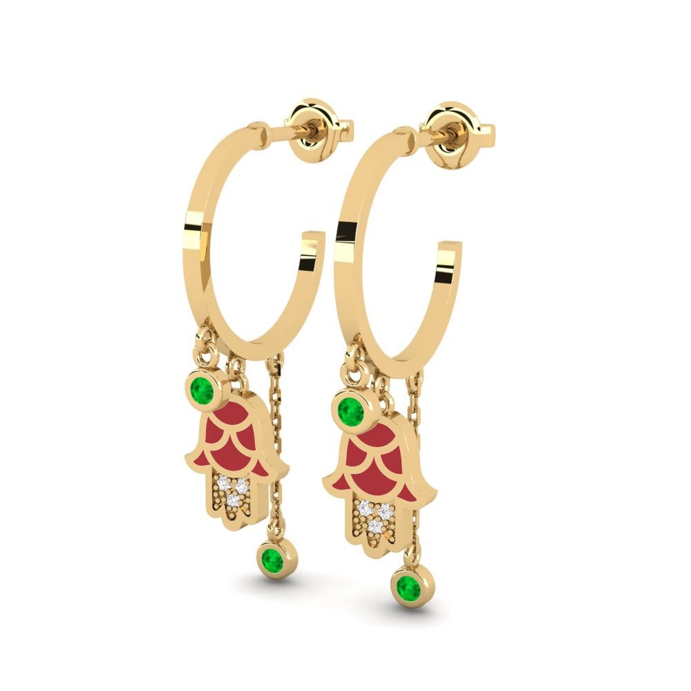 Emerald Women's Earring Gawwa