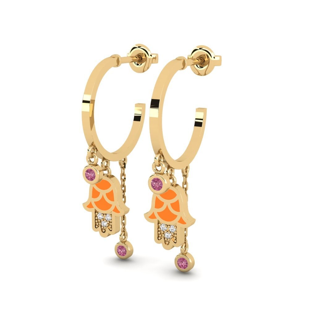 Rhodolite Garnet Women's Earring Gawwa