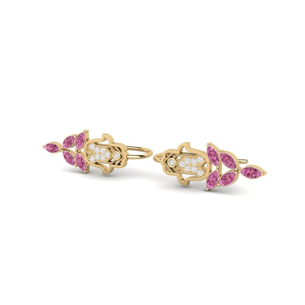 Rhodolite Garnet Women's Earring Golau