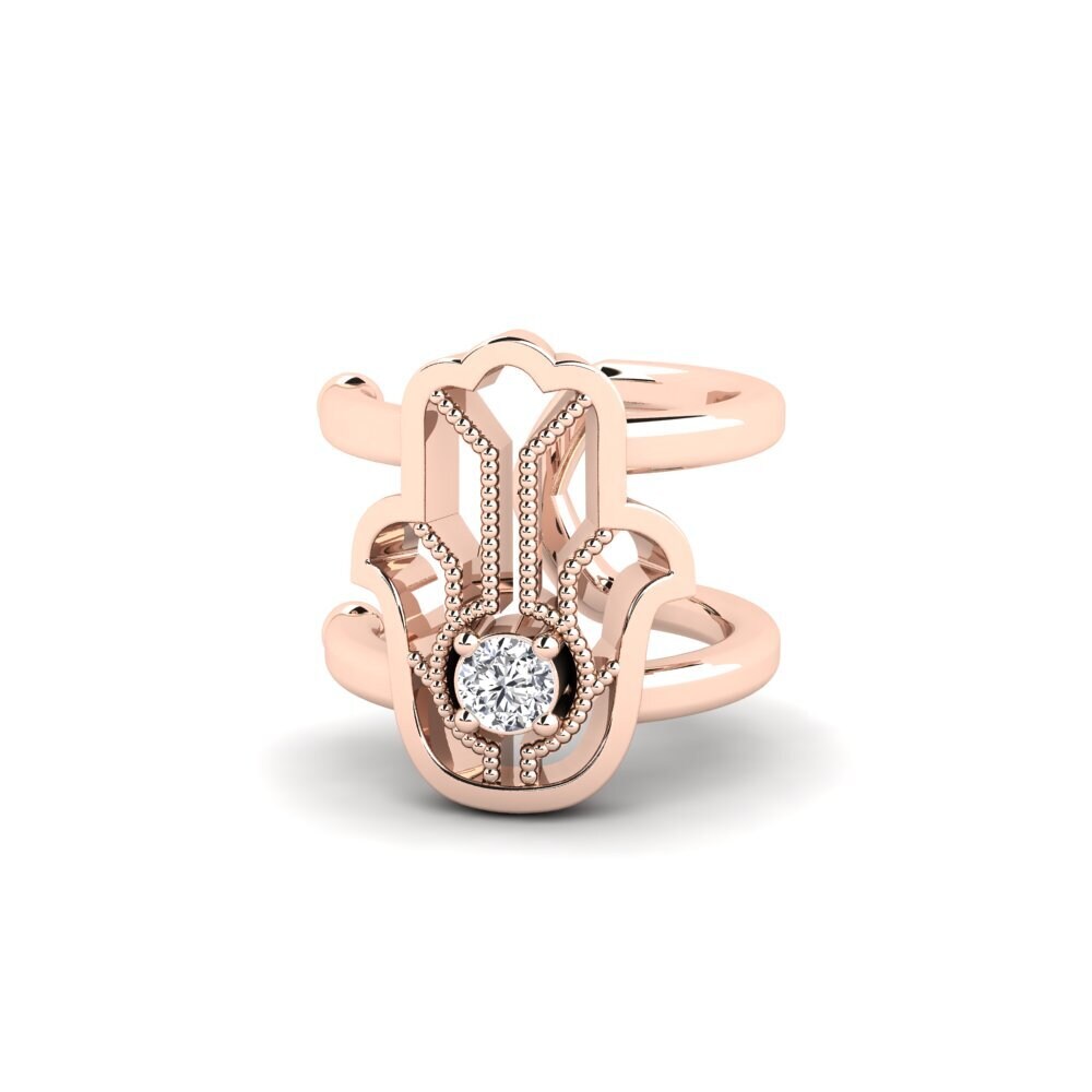14ct Rose Gold Women's Earring Imole