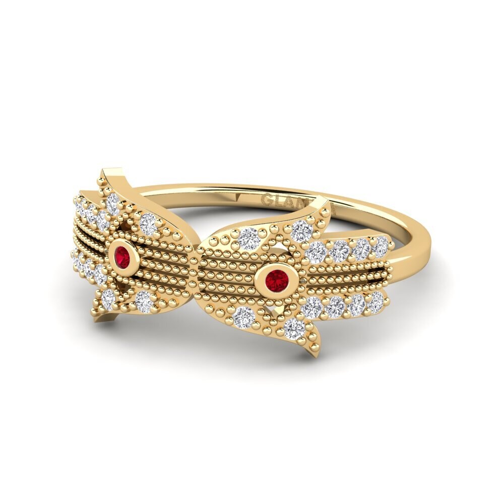 Red Zirconia Ring Indefinite