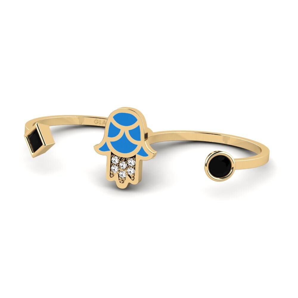 Schwarzer Onyx Ring Kaitiaki