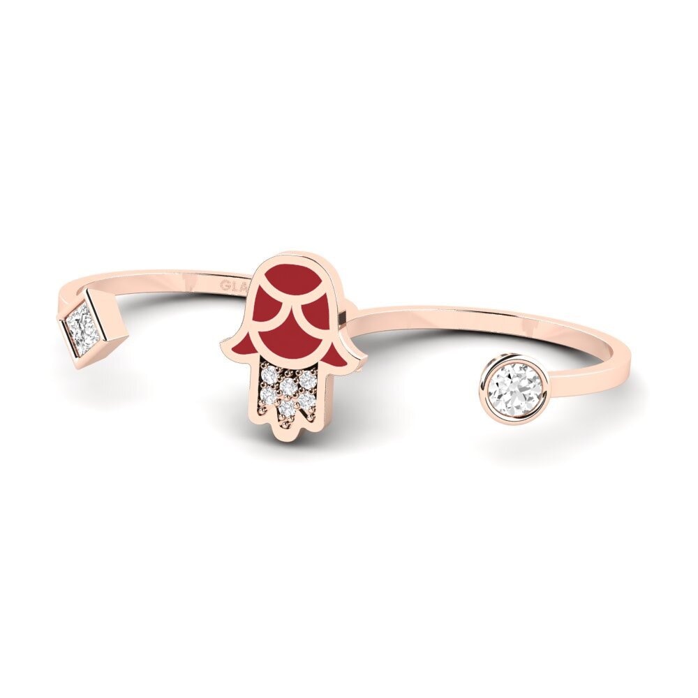 14k Oro Rosa Anillo Kaitiaki