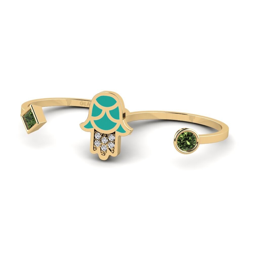 Grüner Saphir Ring Kaitiaki