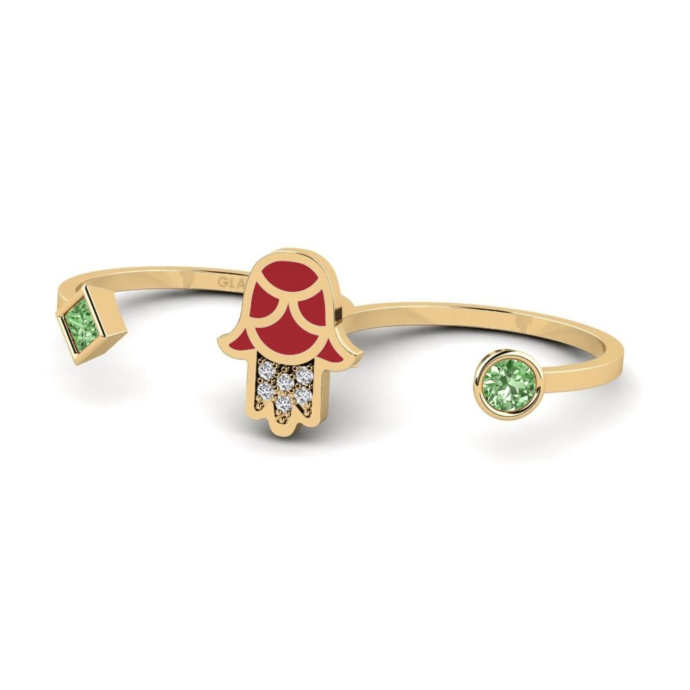 Green Diamond Ring Kaitiaki