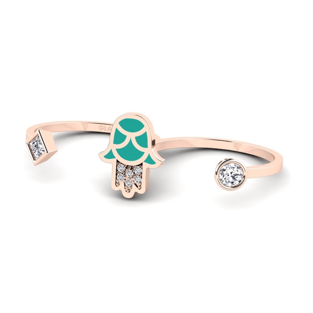 14k Oro Rosa Anillo Kaitiaki