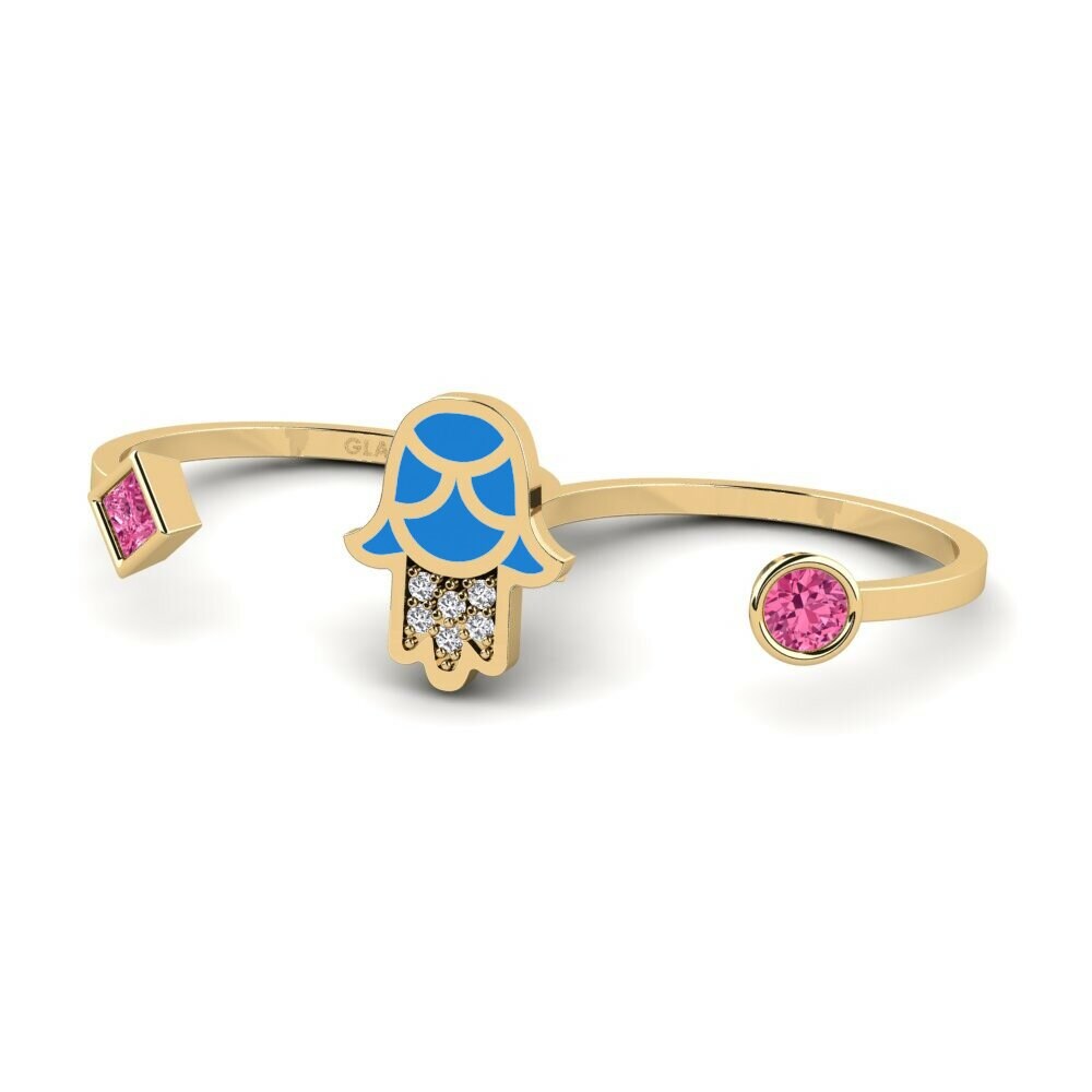 Tourmaline Rose Bague Kaitiaki