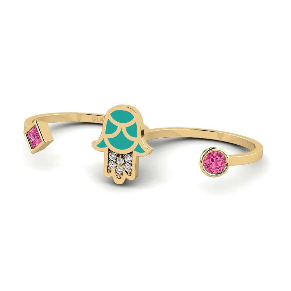 Tourmaline Rose Bague Kaitiaki