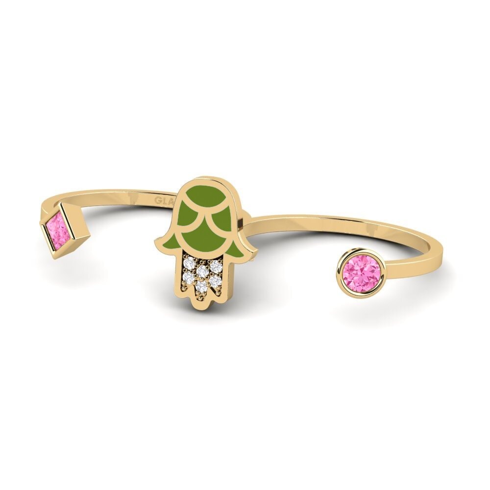 Zafiro Rosado Anillo Kaitiaki