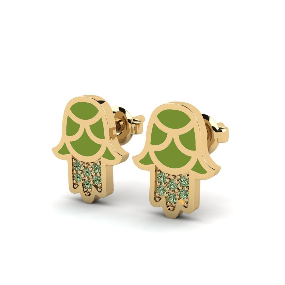 Diamante Verde Pendiente de mujer Kekuatan