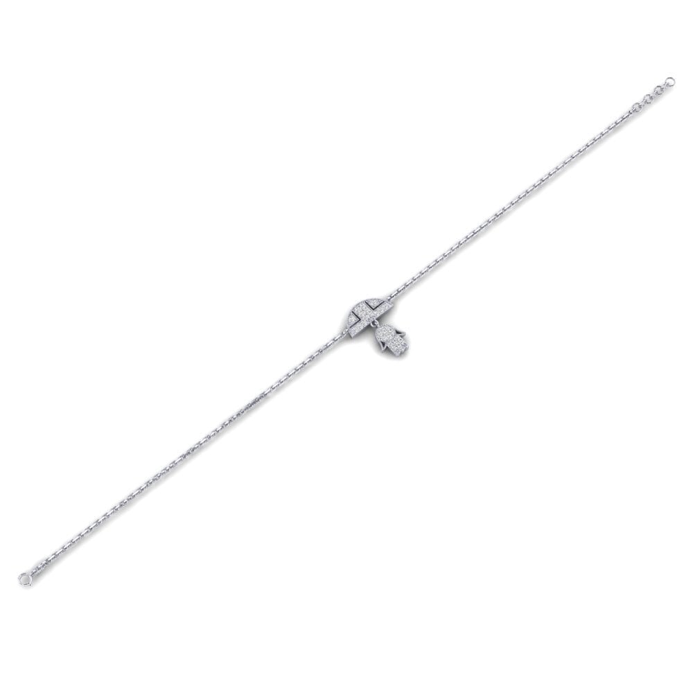 Paladio 950 Pulsera de Mujer Kenji
