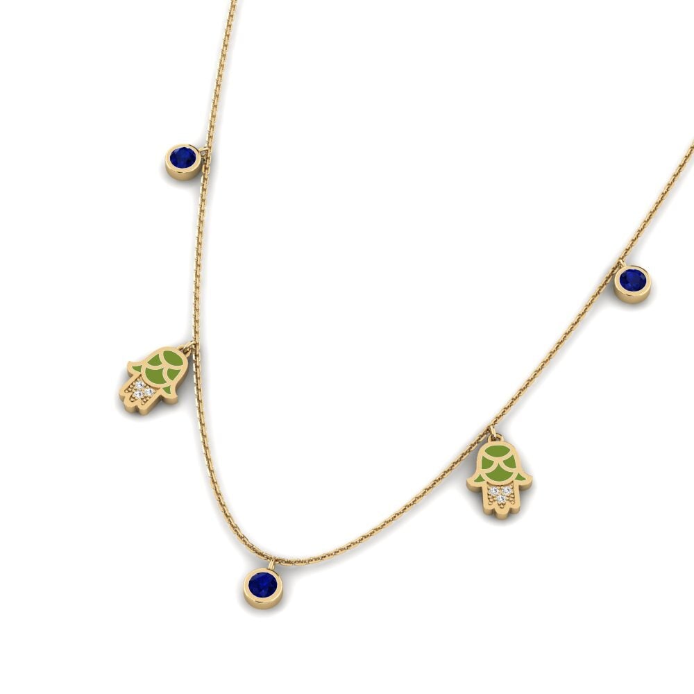 Zafiro Collar de Mujer Konfidi
