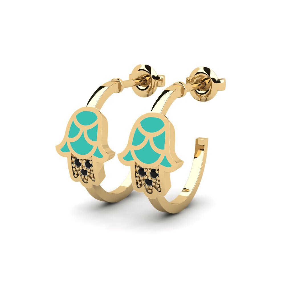 Black Sapphire Women's Earring Kuasa