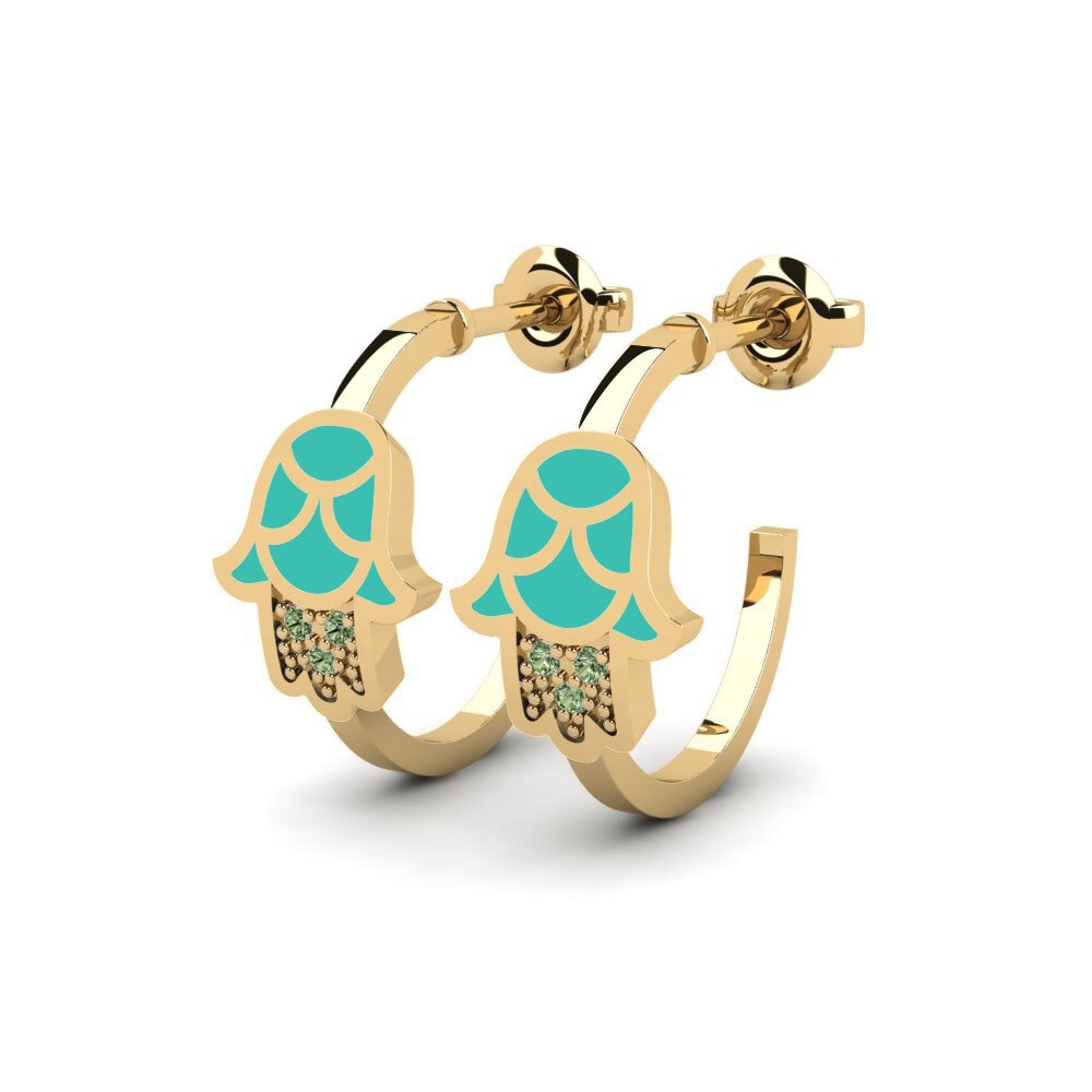 Diamante Verde Pendiente de mujer Kuasa