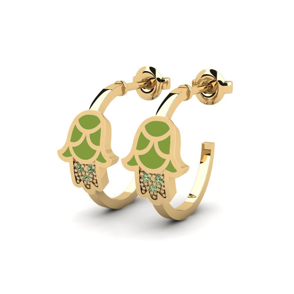 Diamante Verde Pendiente de mujer Kuasa
