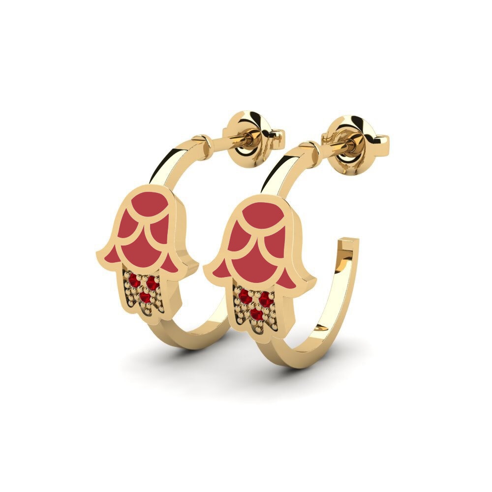 Red Zirconia Women's Earring Kuasa