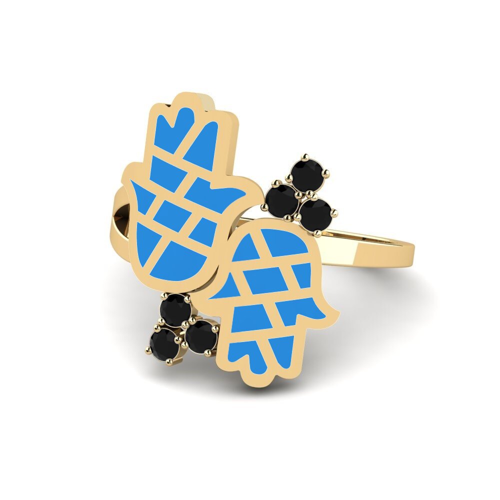 Schwarzer Onyx Ring Kuvimba