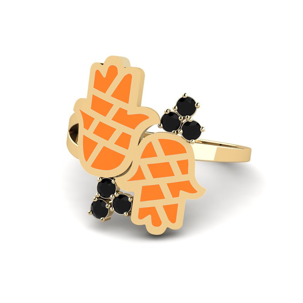 Zafiro negro Anillo Kuvimba