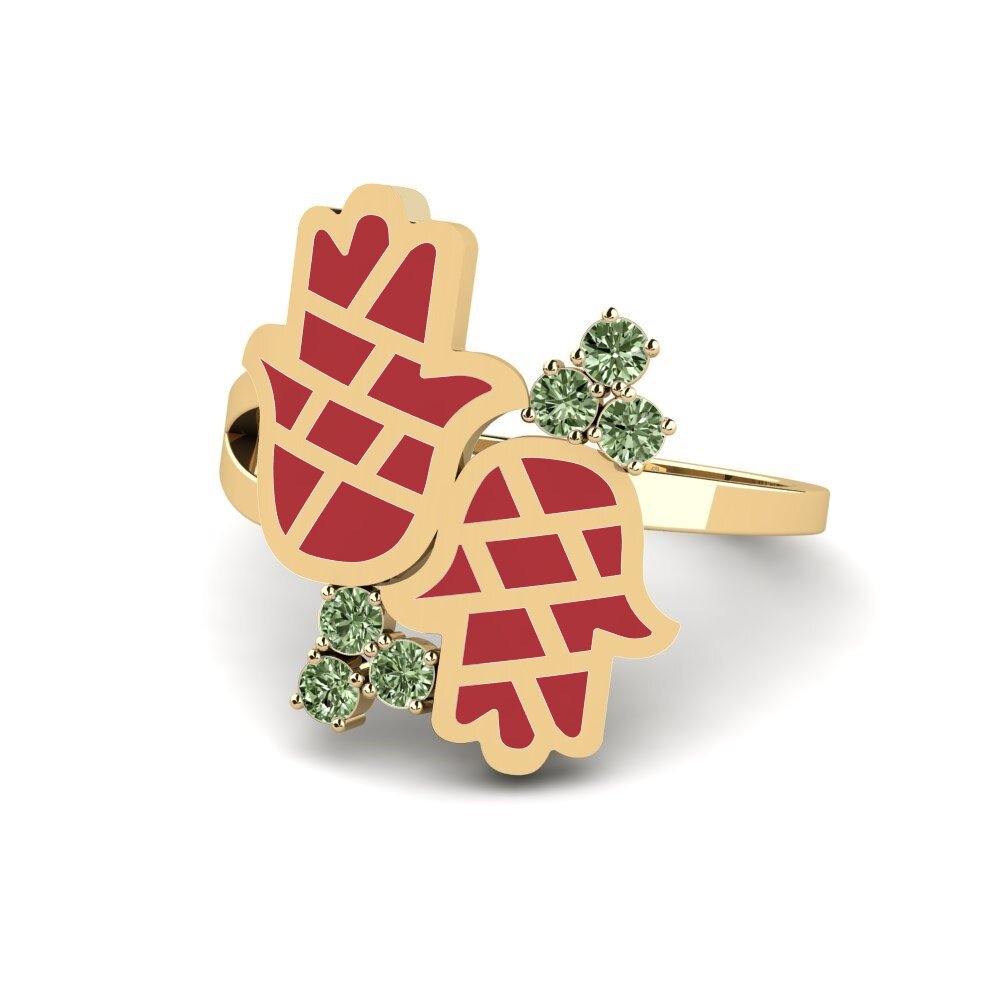 Green Diamond Ring Kuvimba