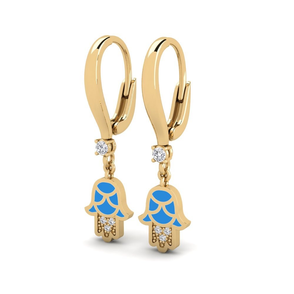 14ct Yellow Gold Women's Earring Kuvva