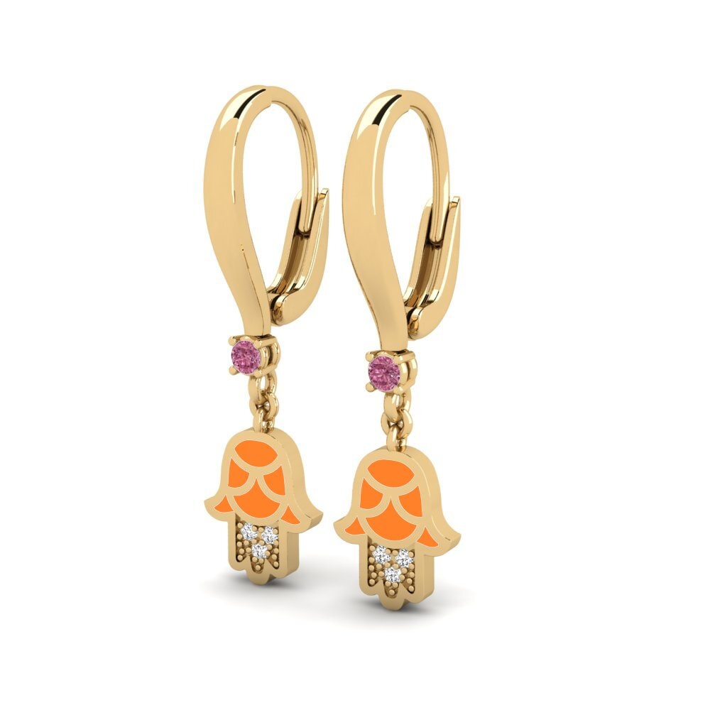 Rhodolite Garnet Women's Earring Kuvva