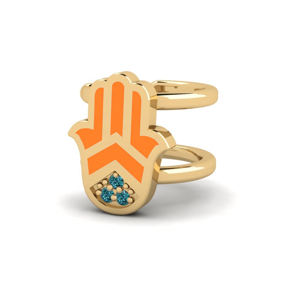 Blauer Diamant Damen ohrring Lente