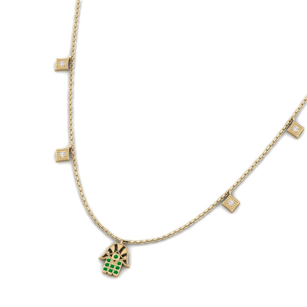 Emerald Women's Necklace Lovelie
