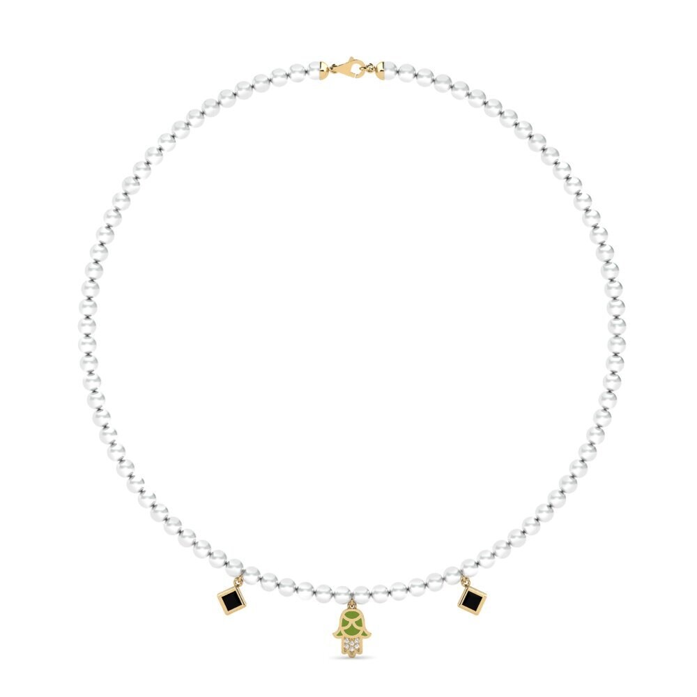 Ónix Negro Collar de Mujer Milinzi