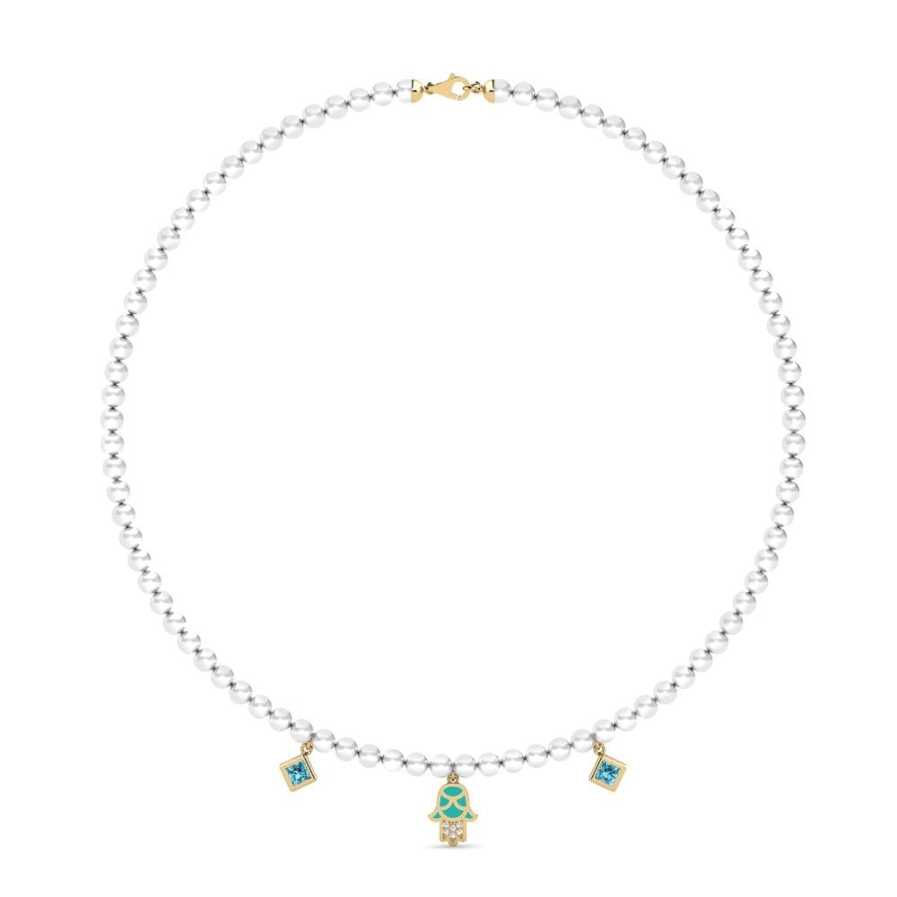 Blue Zircon Women's Necklace Milinzi