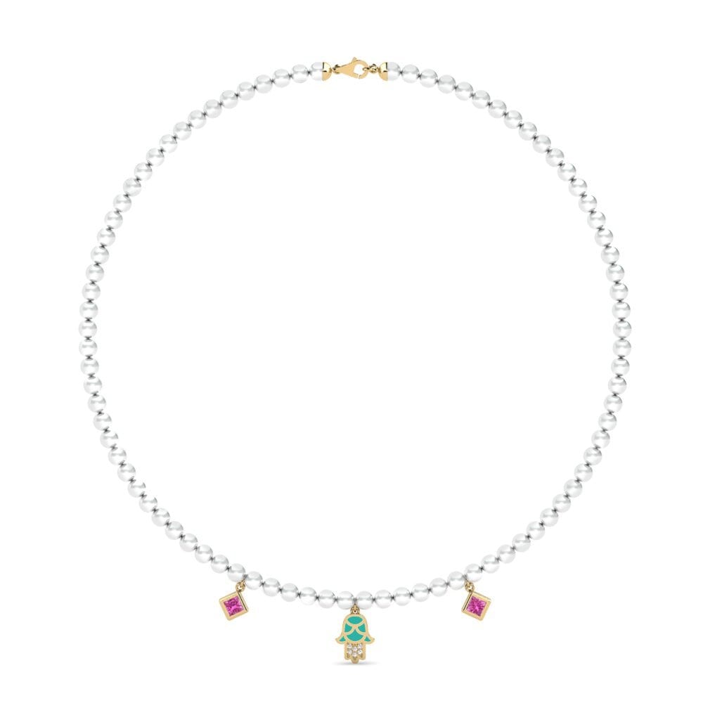 Pink Topaz Women's Necklace Milinzi