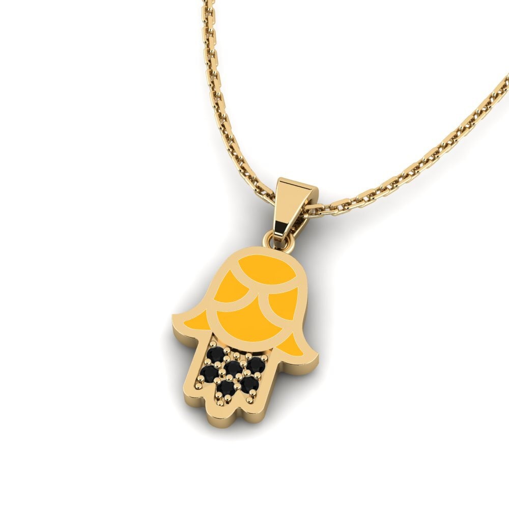 Diamante Negro Colgante de Mujer Mphamvu