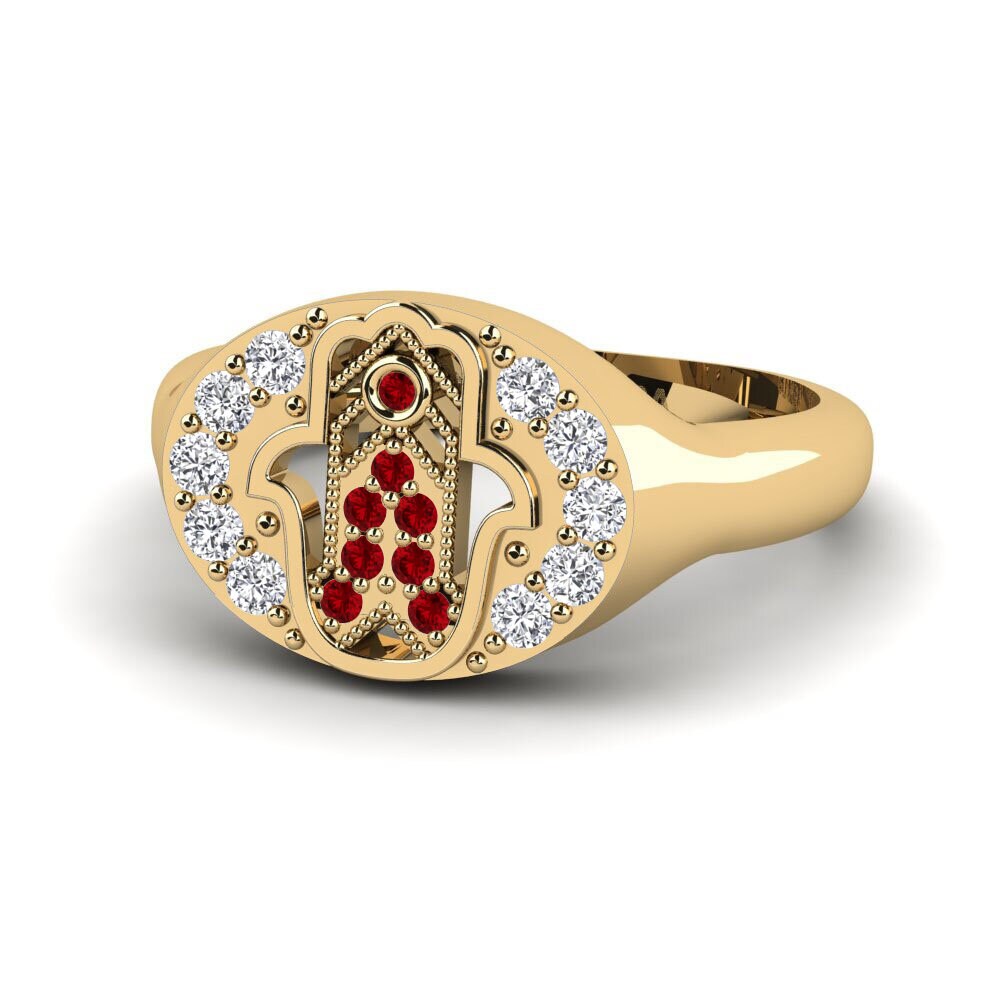 Red Zirconia Ring Mugisha