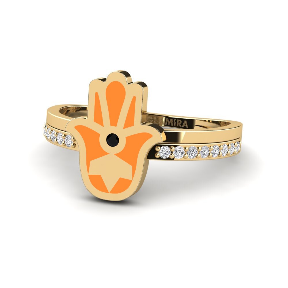 Zafiro negro Anillo Muhofiz