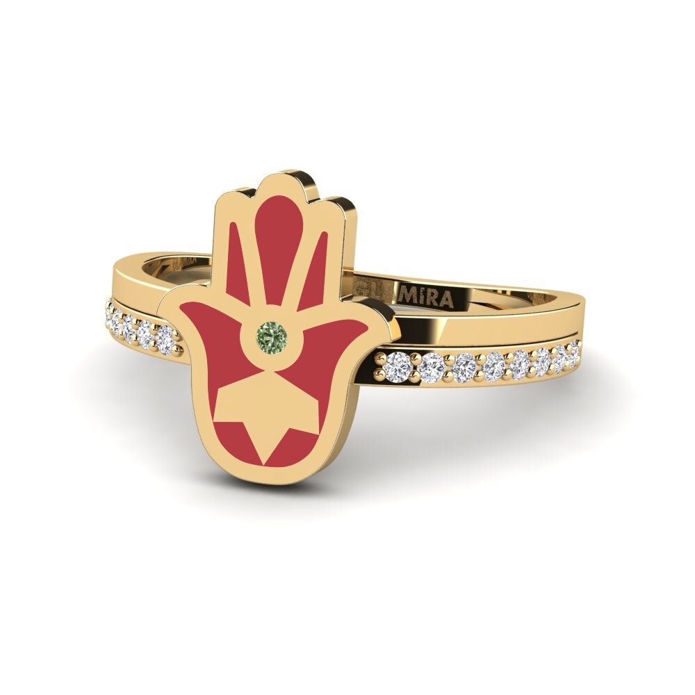 Green Diamond Ring Muhofiz