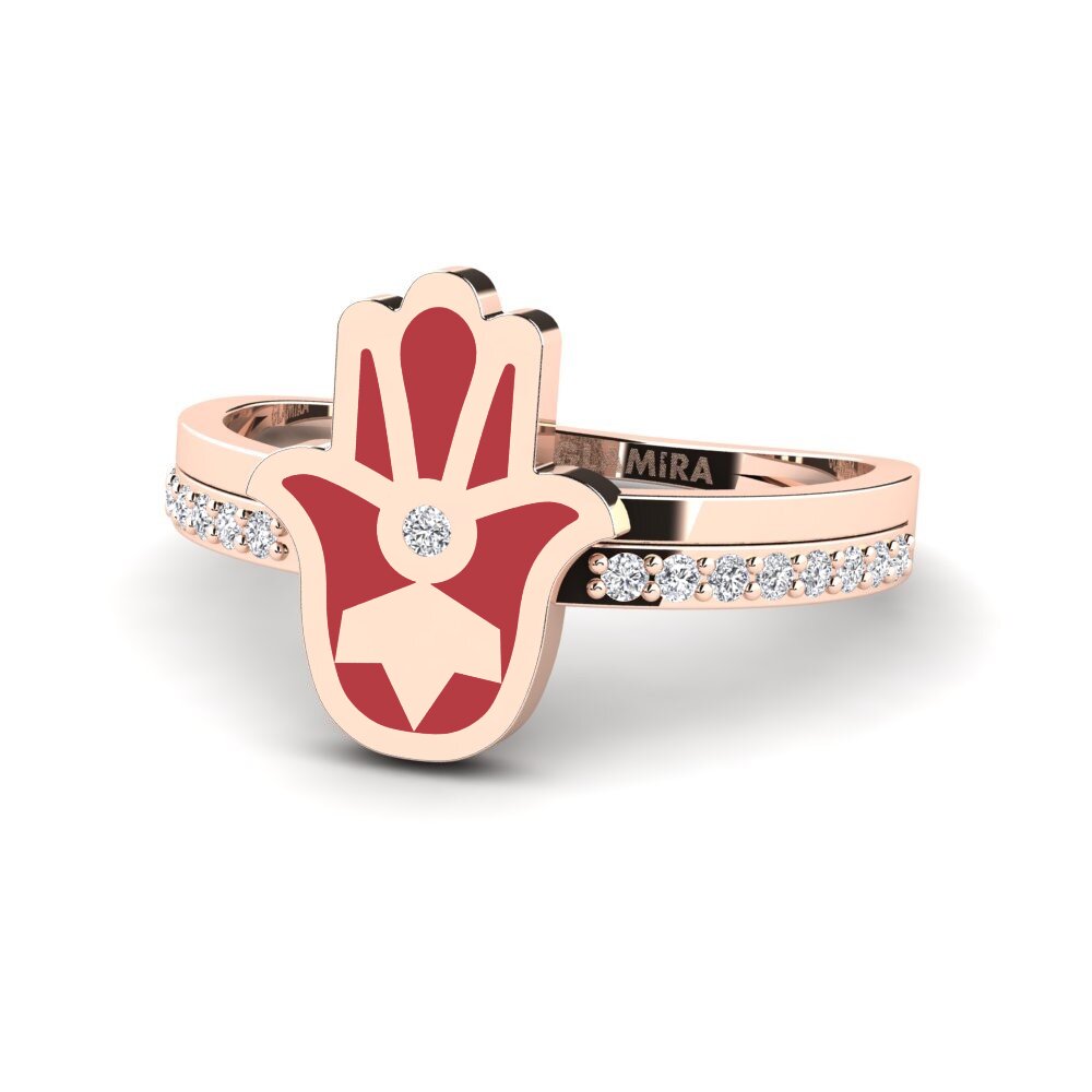 Rotgold 585 Ring Muhofiz