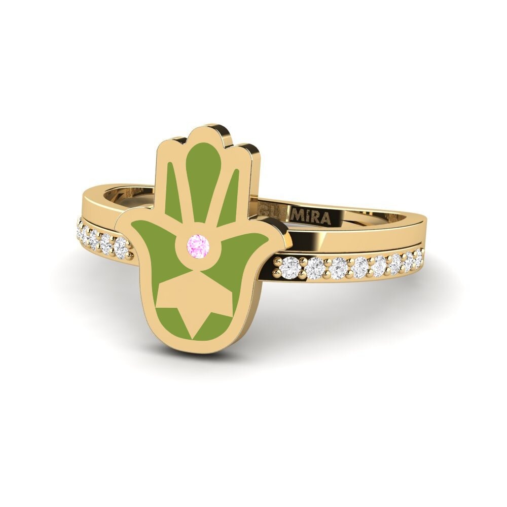 Zafiro Rosado Anillo Muhofiz