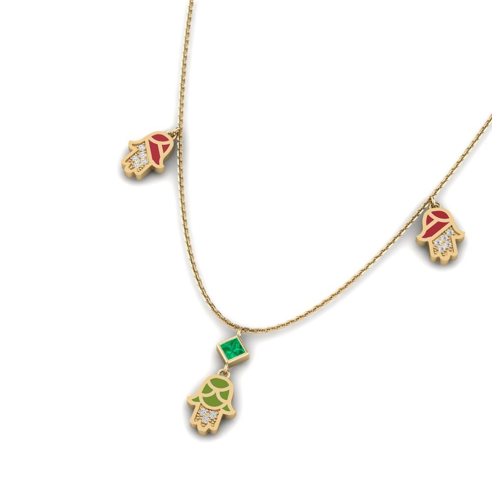 Emerald Women's Necklace Ndoba