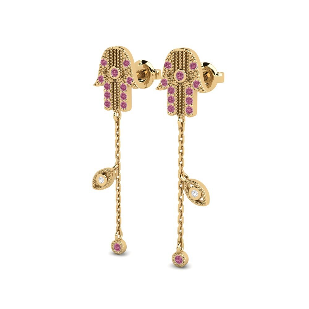Rhodolite Garnet Women's Earring Nordika