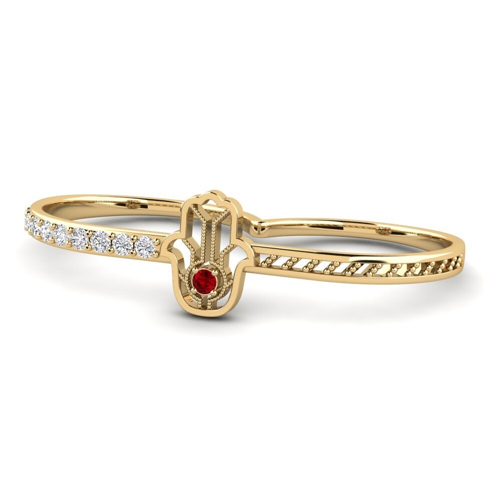 Red Zirconia Ring Onnistama